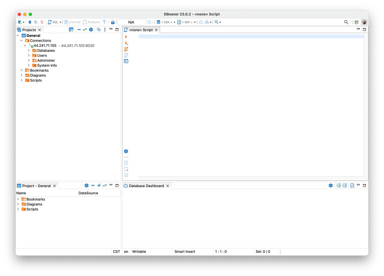 DBeaver - Connect database